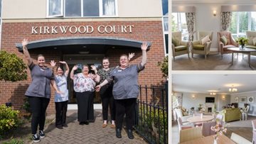 Kirkwood Court care home has benefitted from transformative refurbishment and upgrade programme